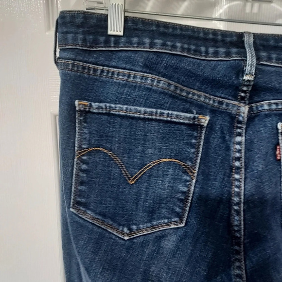 Levi's San Francisco Bold Curve Skinny Denim Jeans in Size 18W/M - Picture 7 of 12
